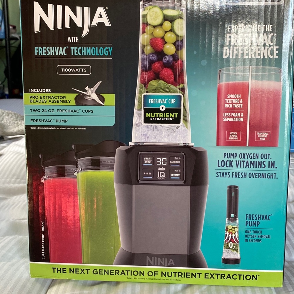 Nutrí ninja Auto IQ with fresh vac technology